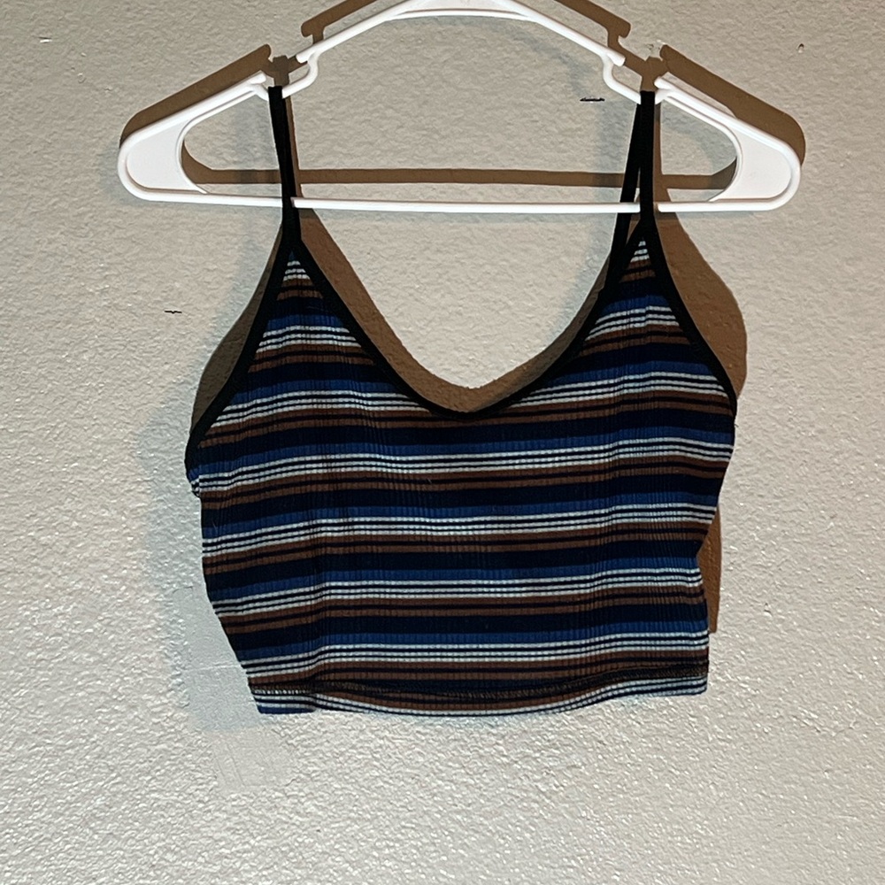 Women’s Striped Crop Top